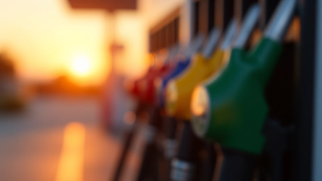 Carburant essence et diesel dans des pompes à essence